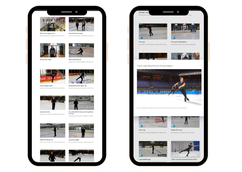 Ice Coach Online Video Selection