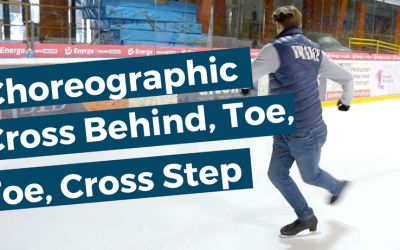 Choreographic cross behind, toe, toe, cross step