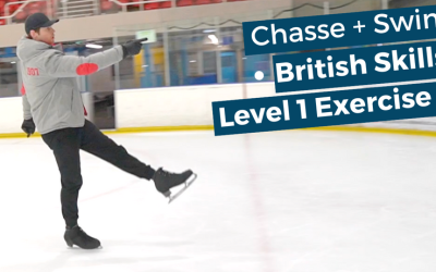 Chasse + Swing exercise. British Skills Level 1 Exercise 1