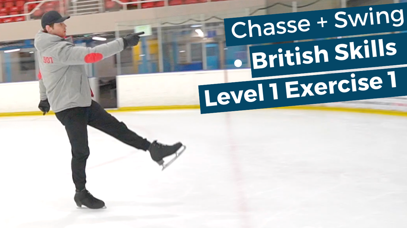 Chasse + Swing exercise. British Skills Level 1 Exercise 1